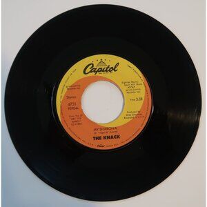 THE KNACK My Sharona & Let Me Out Capitol Records 7" Vinyl Record 45 RPM 1979